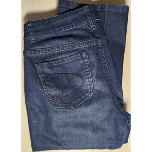 Chico's Platinum Denim Ultimate Bootleg Mid Rise Jeans 00 Reg Dark Wash